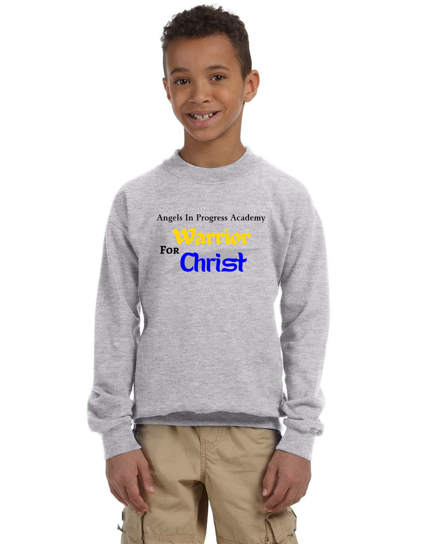 Pre Order - Warrior for Christ Crew Neck Sweat Shirt